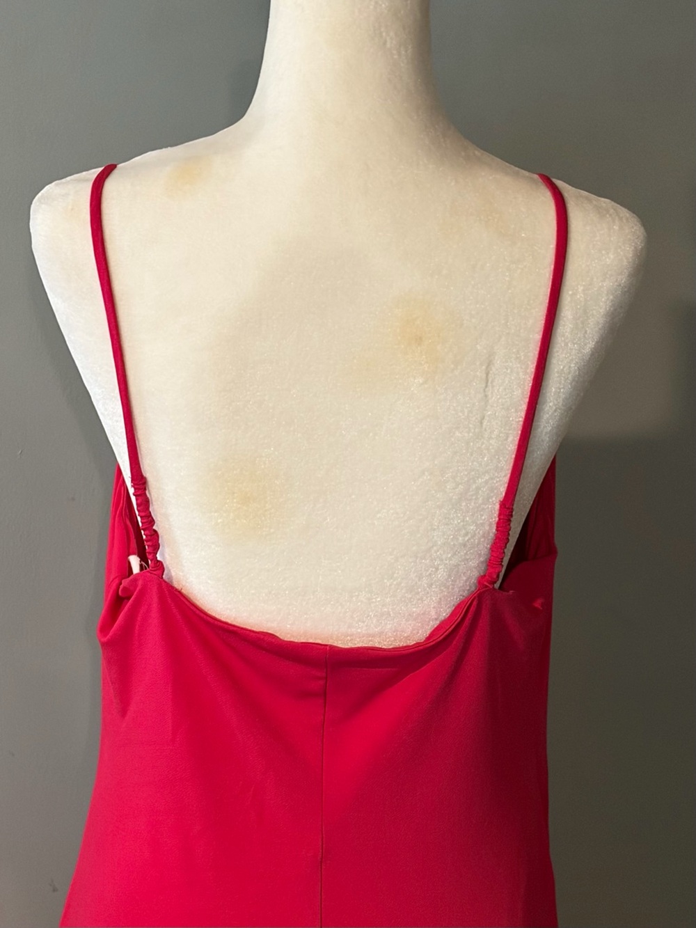 Black Tape Ruched Front Knit Slip Dress Hot Fuchsia XL NWT - Picture 8 of 10